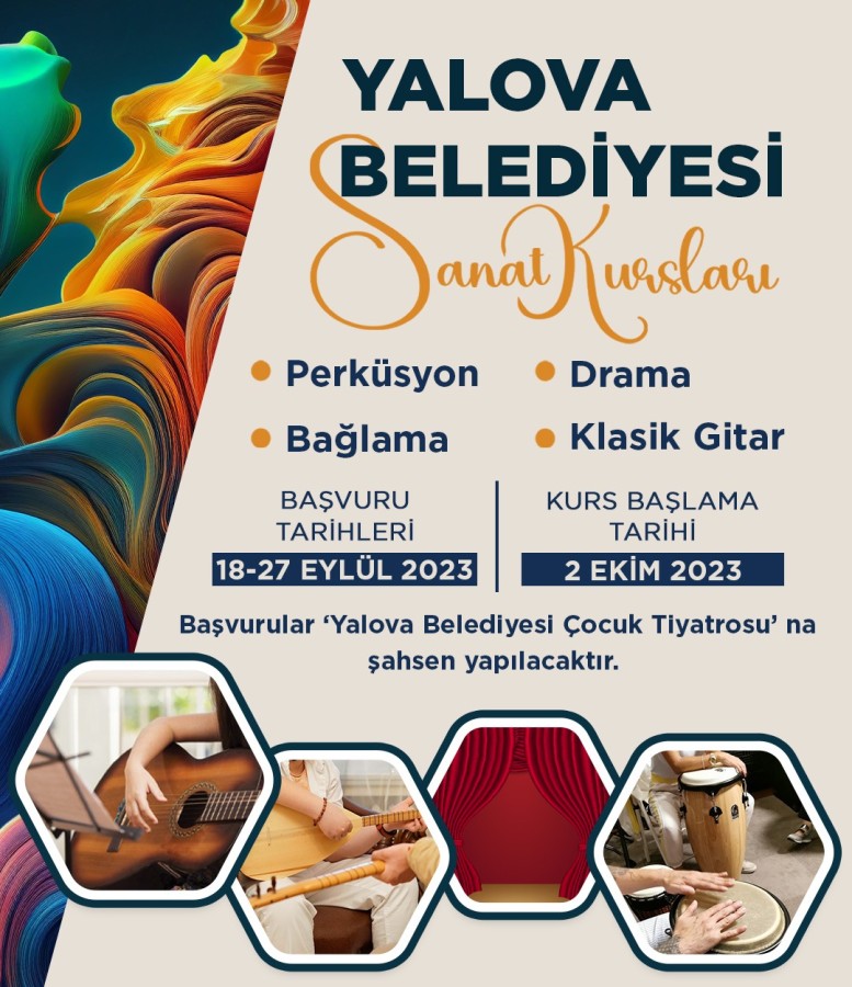 SANAT KURSLARI KAYITLARI BAŞLADI