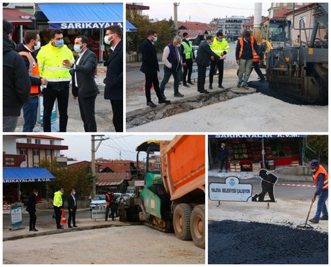 ŞEHİT MURAT PELTEK CADDESİ ASFALTLANIYOR
