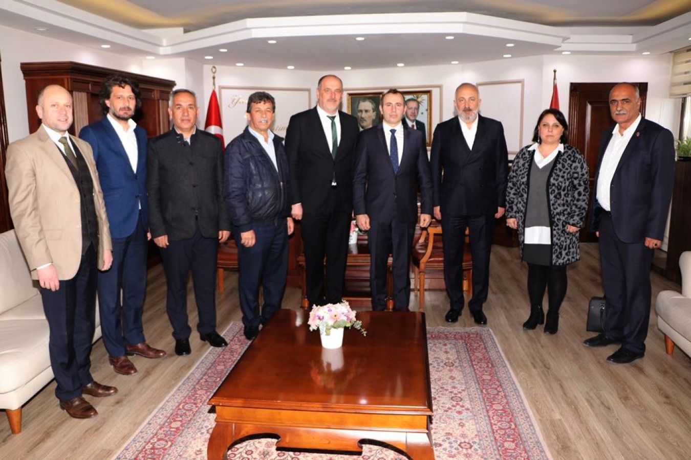 SİLPAGAR VE SOYER’DEN BAŞKAN VEKİLİ TUTUK’A ZİYARET