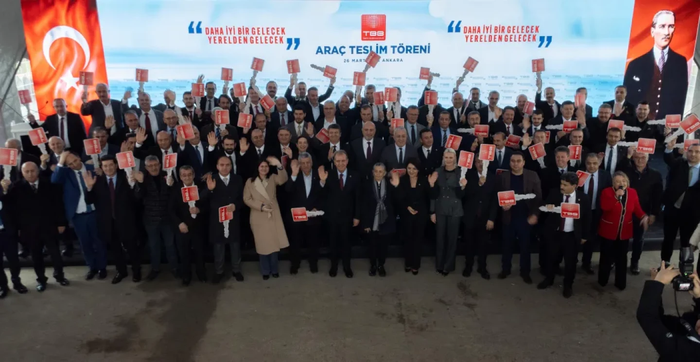 TBB’DEN YALOVA BELEDİYESİ’NE HİZMET ARACI DESTEĞİ