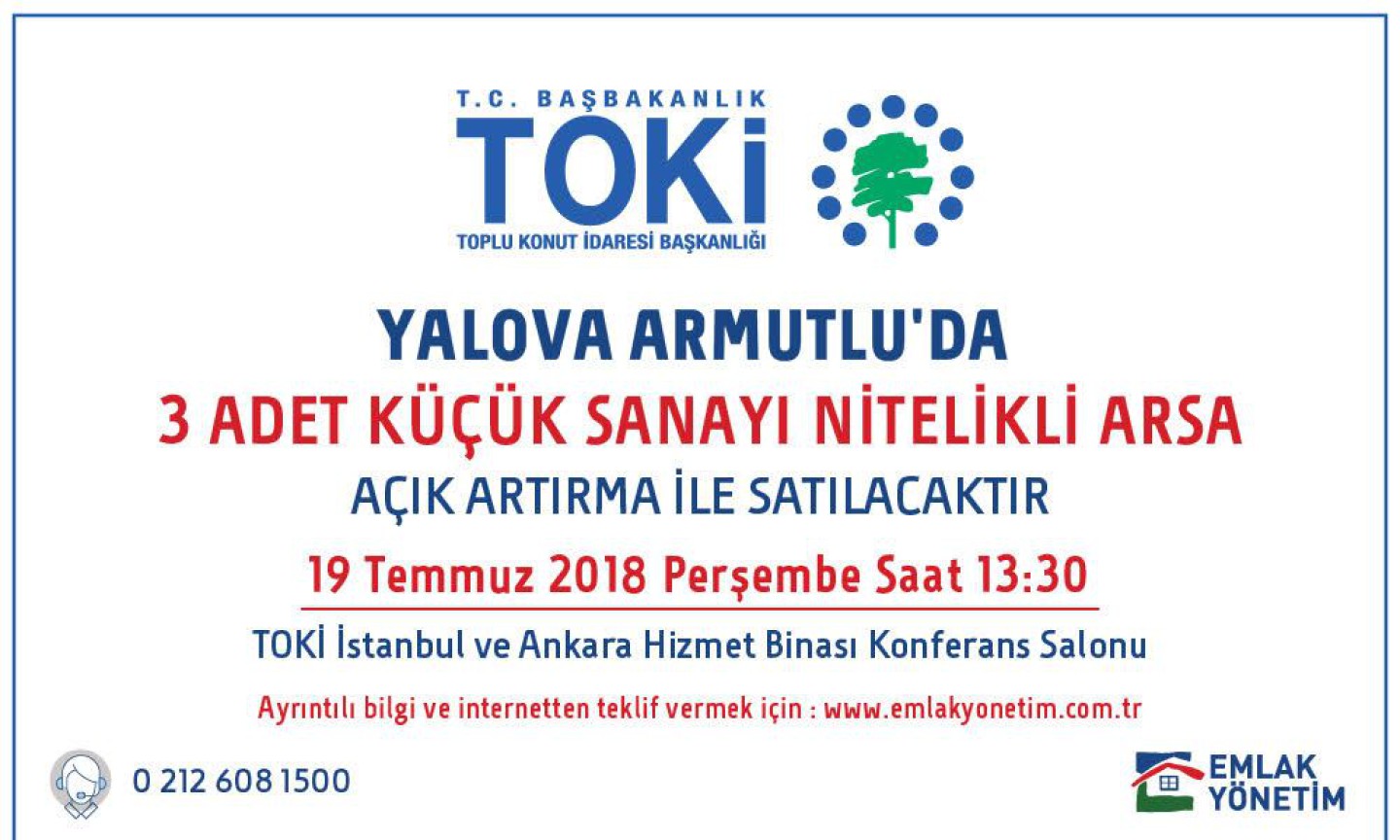 TOKİ ARSA SATIŞI