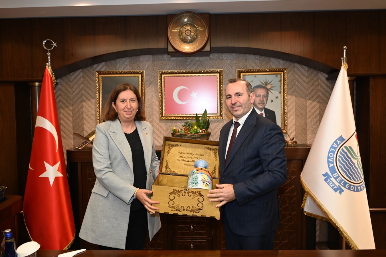 TUTUK, YEREL YÖNETİMLER BAŞKAN YARDIMCISI SEMİHA EKİNCİ’Yİ AĞIRLADI