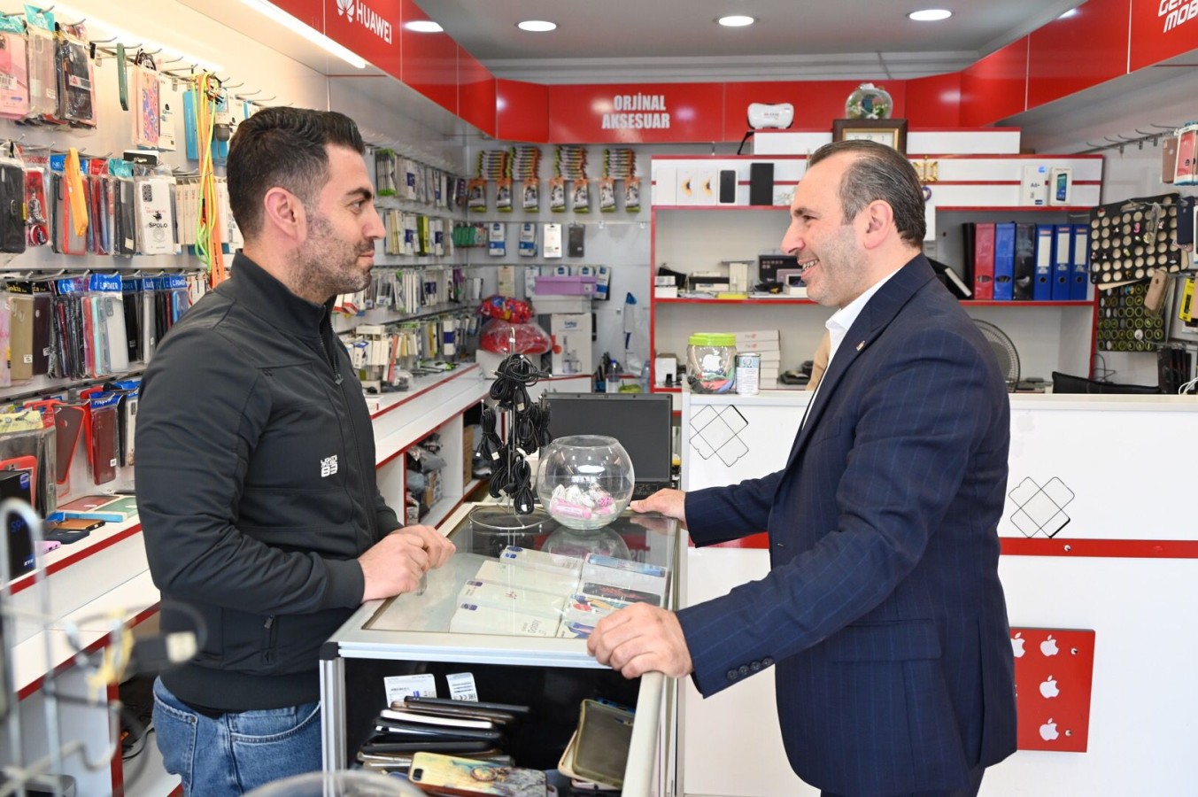 TUTUK’TAN, İSTANBUL CADDESİ ESNAFINA ÇAT KAPI ZİYARET