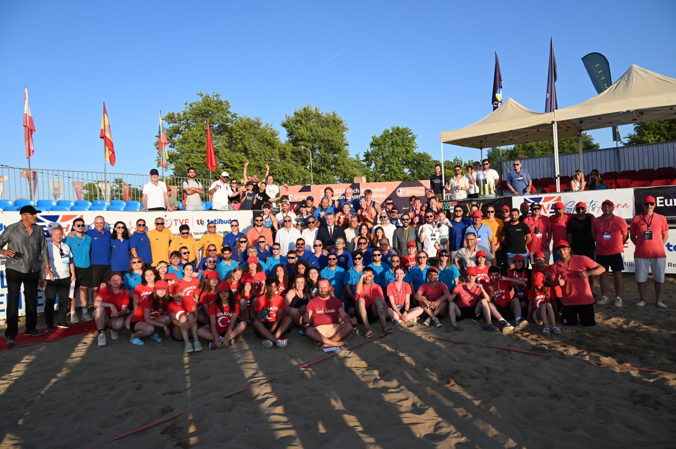 U22 PLAJ VOLEYBOLU AVRUPA ŞAMPİYONASI SONA ERDİ