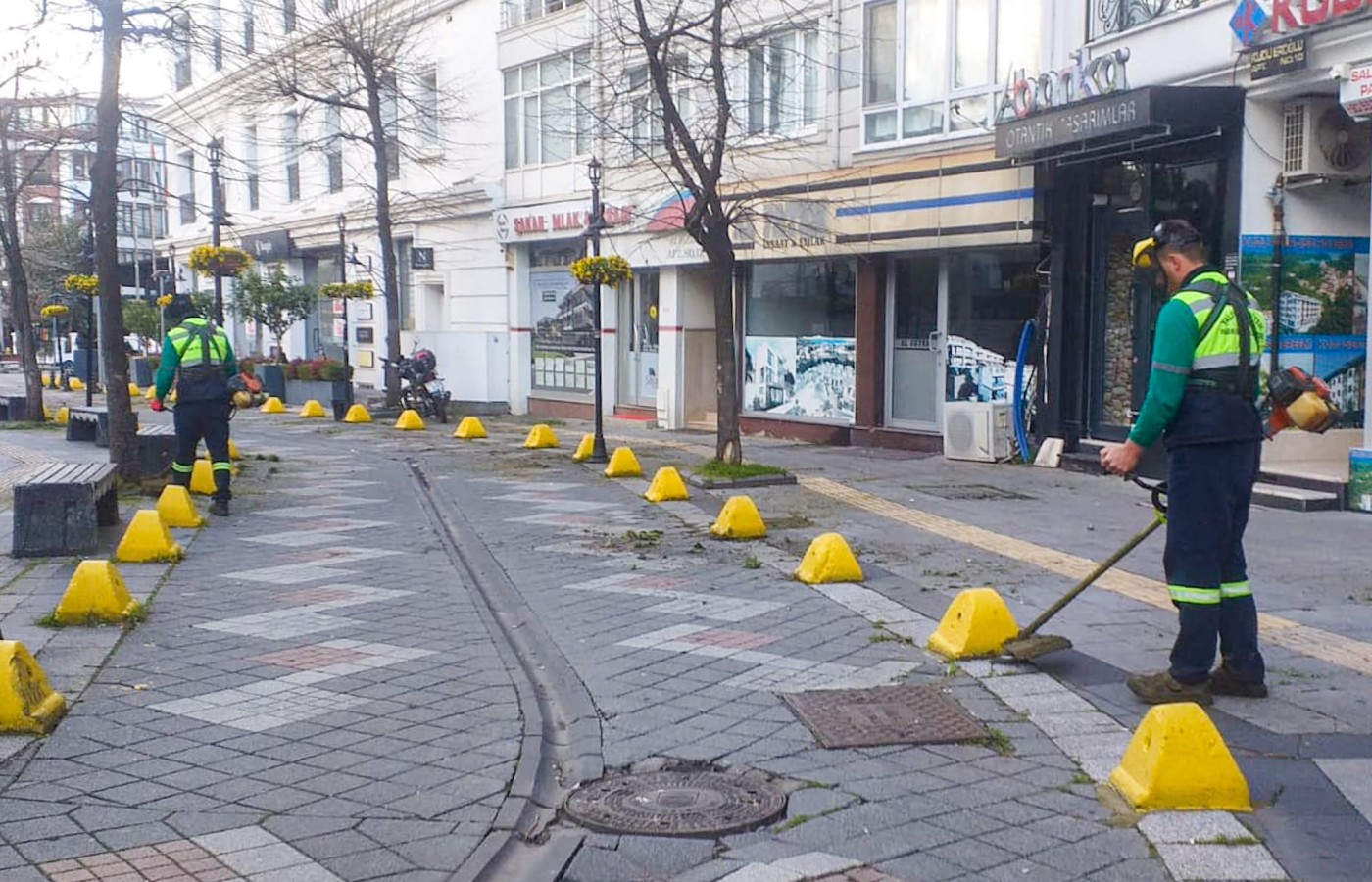 YABANİ OTLA MÜCADELE DEVAM EDİYOR