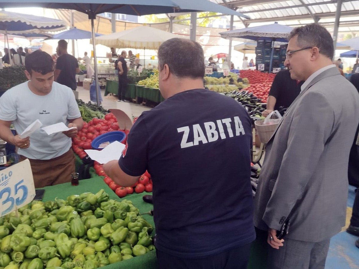 YALOVA BELEDİYESİ HÂL MÜDÜRLÜĞÜ’NDEN PAZAR YERİNDE FATURA VE BELGE DENETİMİ