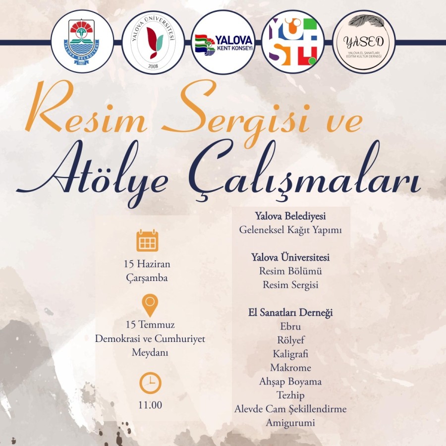 YALOVA BELEDİYESİ’NDEN SANATA DESTEK