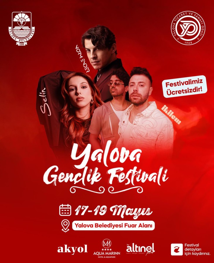 YALOVA GENÇLİK FESTİVALİ BAŞLIYOR