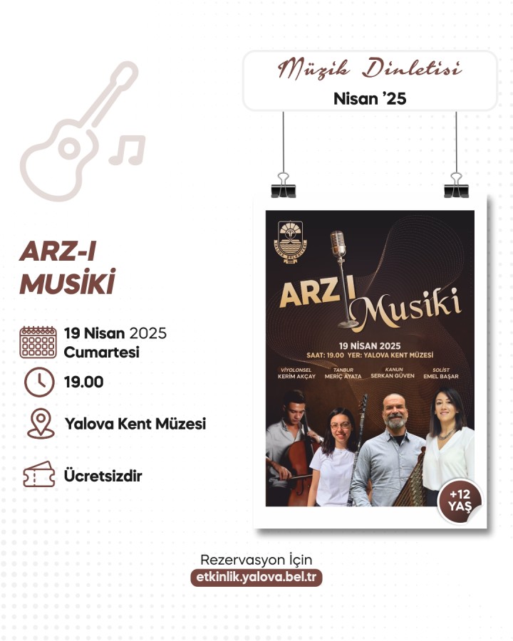 YALOVA’DA 19 NİSAN’DA SANAT DOLU BİR GÜN