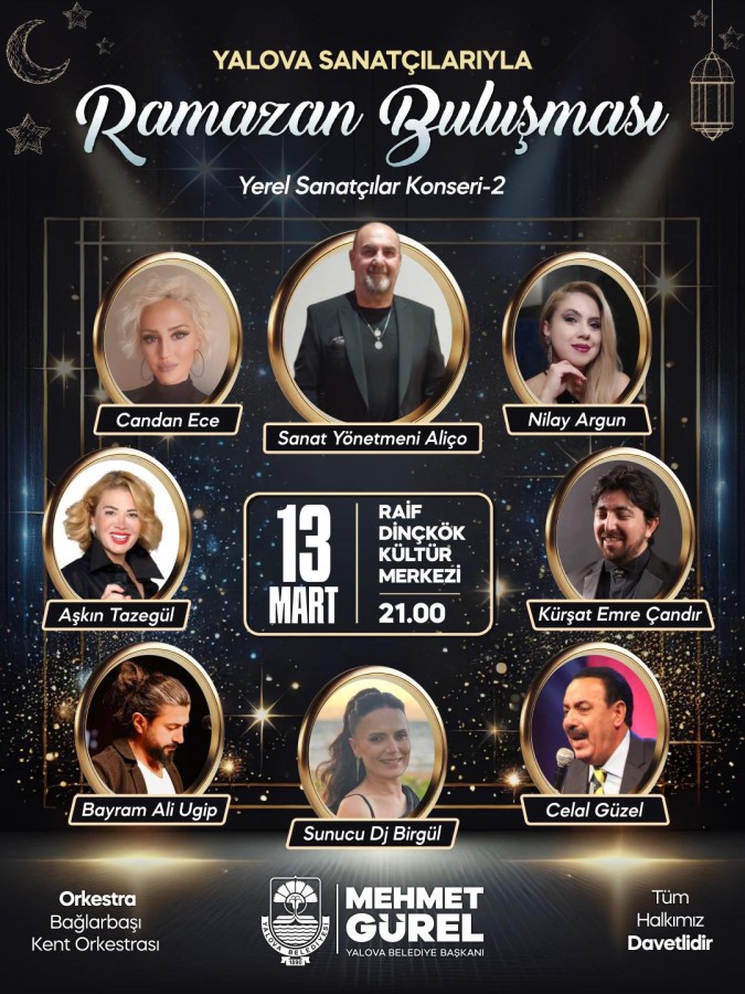 YALOVA'DA RAMAZAN AKŞAMLARI SANATLA RENKLENECEK