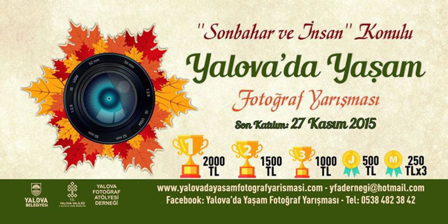 “Yalova’da Yaşam” Konulu Fotoğraf Yarışması Start Aldı