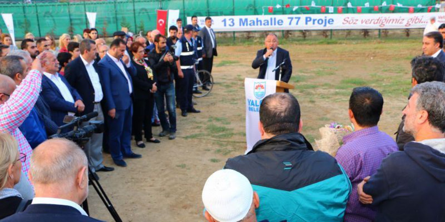 YALOVA’NIN 2. KAPALI PAZARYERİNİN TEMELİ ATILDI