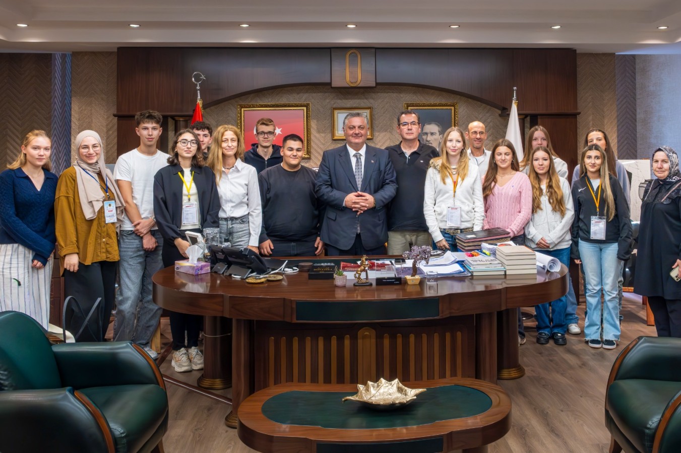 YALOVA’NIN KARDEŞ ŞEHRİ ROTTENBURG’DAN BAŞKAN GÜREL’E ZİYARET