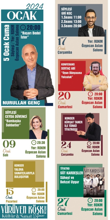 YENİ YIL YEPYENİ ETKİNLİKLERLE BAŞLIYOR