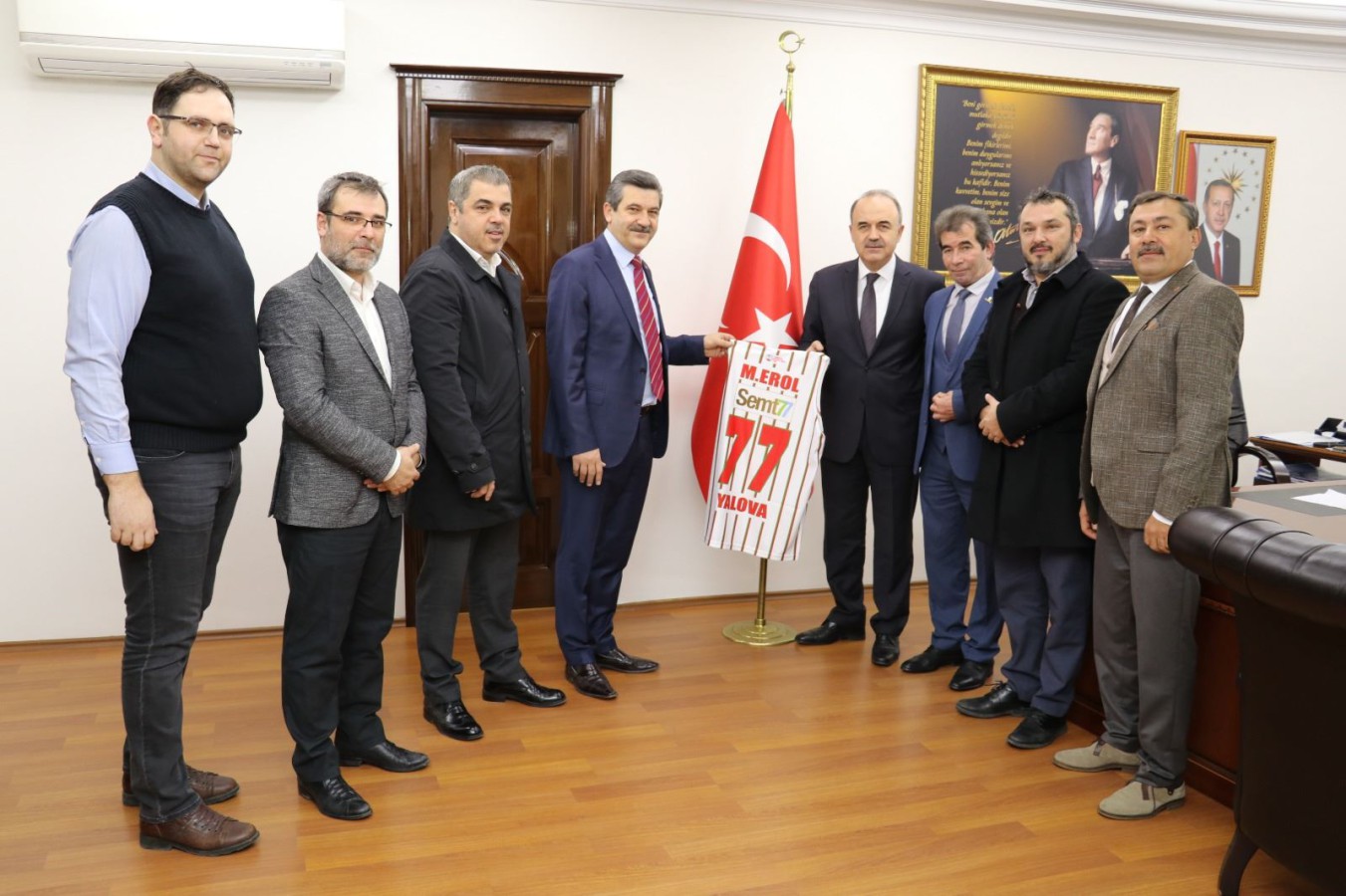 YENİ YÖNETİMDEN VALİ VE EMNİYET MÜDÜRÜ’NE ZİYARET