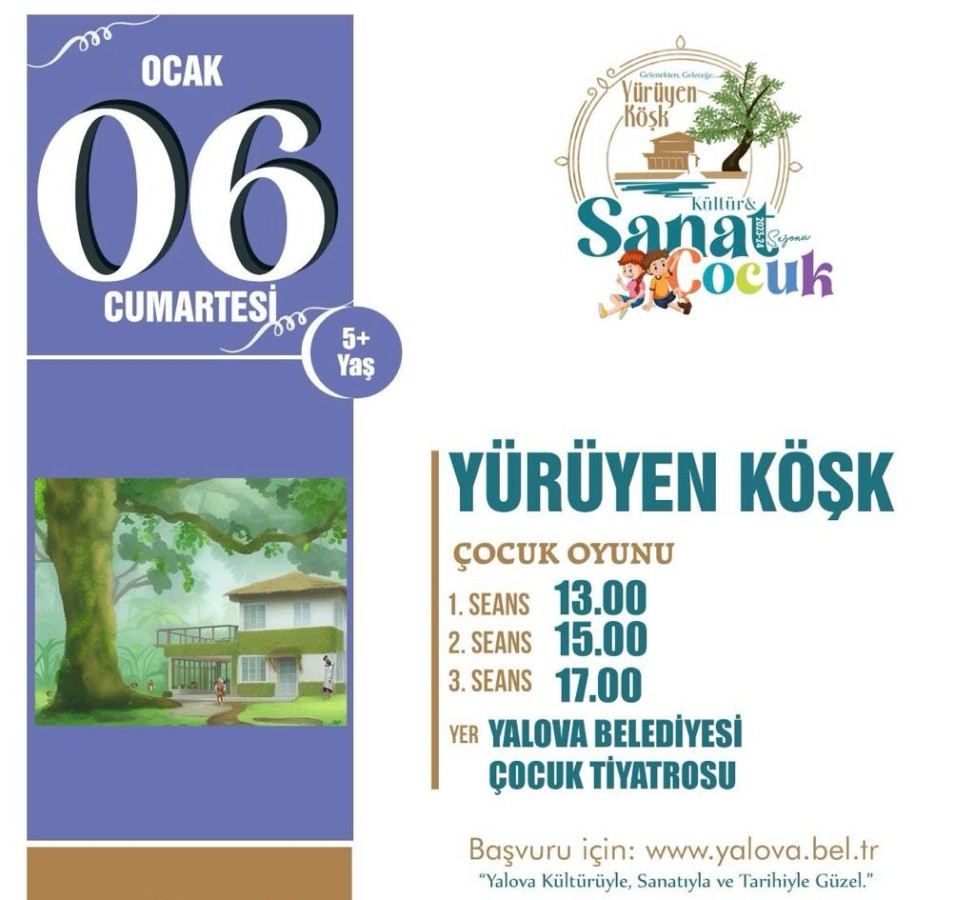 YÜRÜYEN KÖŞK HİKAYESİ  ÇOCUKLAR İÇİN SAHNELENECEK