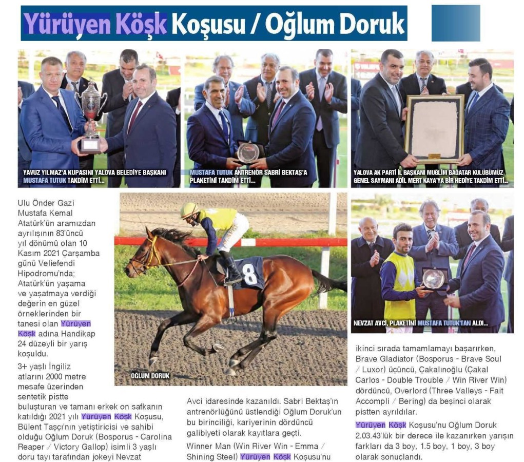 YÜRÜYEN KÖŞK KOŞUNUNA GENİŞ YER VERİLDİ