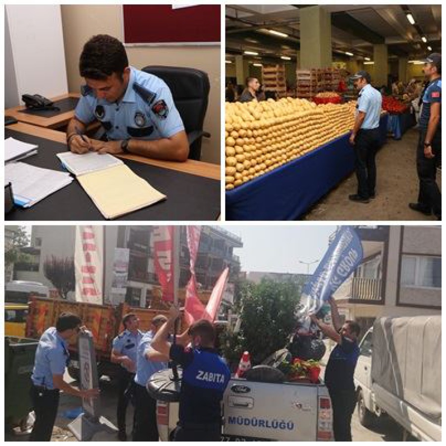 ZABITA PAZAR DENETİMLERİNİ ARALIKSIZ SÜRDÜRÜYOR